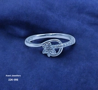 Avani Jewellers Silver Ladies Fancy Ring - 1.5, 14