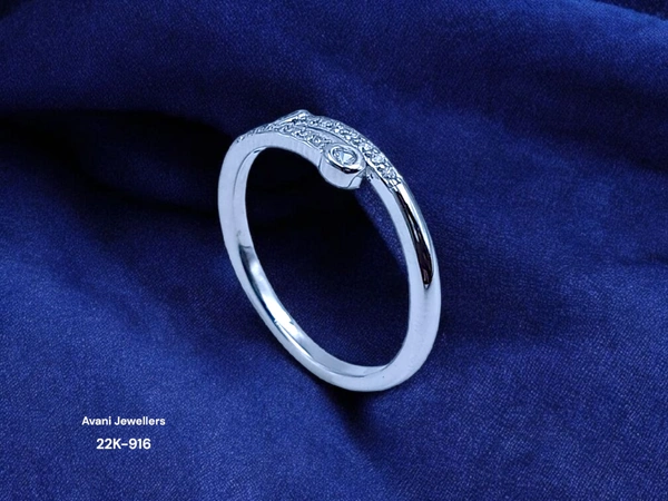 Avani Jewellers Silver Ladies Fancy Ring - 1.55, 13