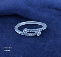 Avani Jewellers Silver Ladies Fancy Ring - 1.55, 13