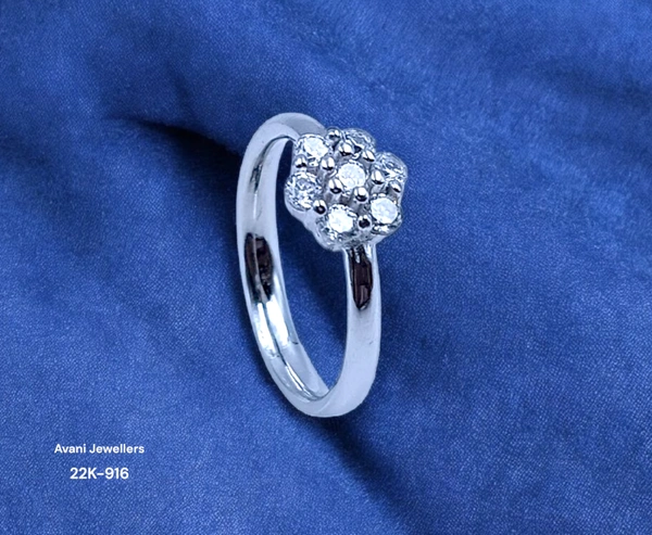 Avani Jewellers Silver Ladies Fancy Ring - 2.36, 11