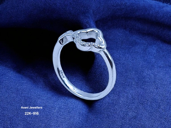 Avani Jewellers Silver Ladies Fancy Ring - 2.18, 11