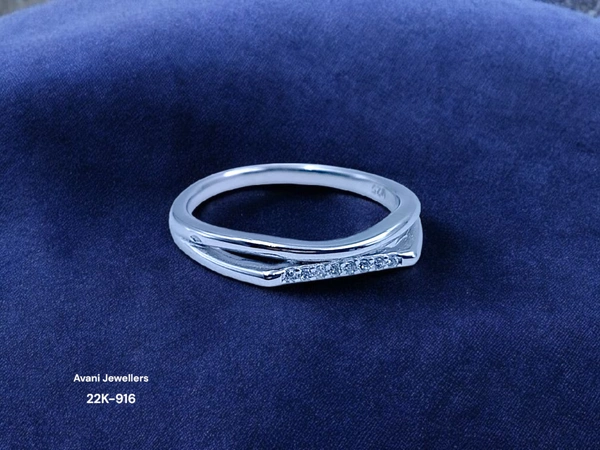 Avani Jewellers Silver Ladies Fancy Ring - 2.09, 17