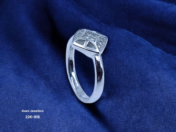 Avani Jewellers Silver Ladies Fancy Ring - 2.72, 9