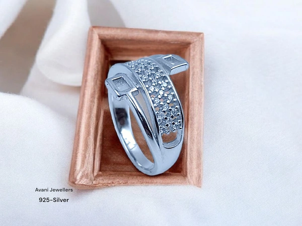 Avani Jewellers Silver Ladies Fancy Ring - 3.07, 11