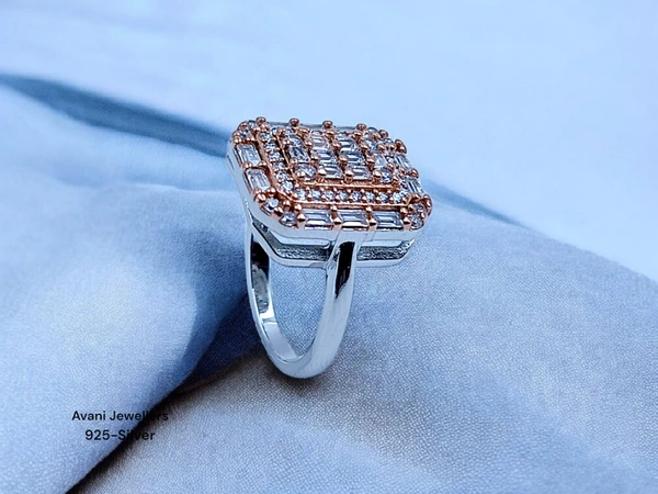 Avani Jewellers Silver Ladies Fancy Ring - 3.8, 11, Selective Yellow