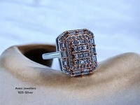Avani Jewellers Silver Ladies Fancy Ring - 3.8, 11, Selective Yellow