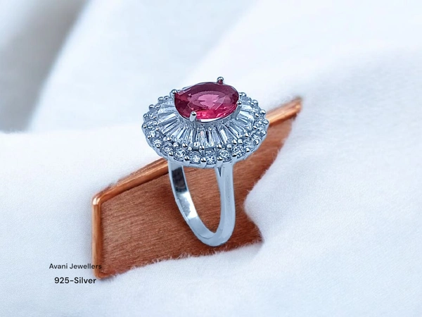 Avani Jewellers Silver Ladies Fancy Ring - 4.36, 17