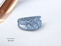 Avani Jewellers Silver Ladies Fancy Ring - 2.98, 14