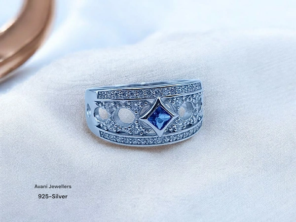 Avani Jewellers Silver Ladies Fancy Ring - 4.45, 14