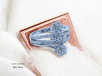 Avani Jewellers Silver Ladies Fancy Ring - 4.12, 12