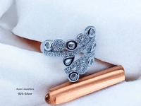 Avani Jewellers Silver Ladies Fancy Ring - 3.55, 12