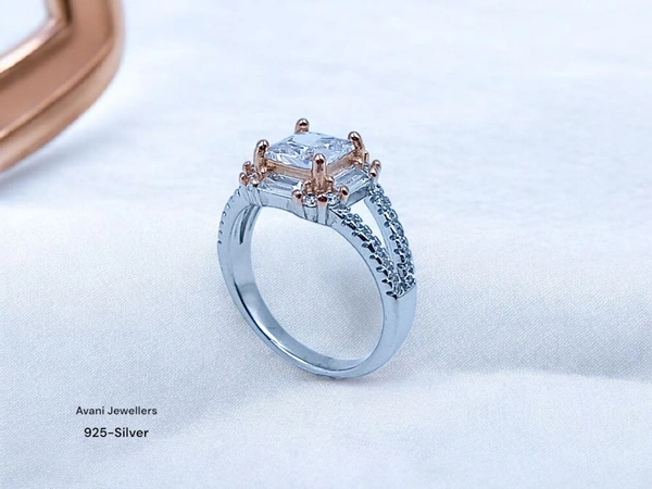 Avani Jewellers Silver Ladies Fancy Ring - 3.45, 12