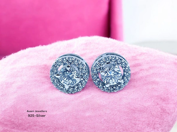 Avani Jewellers Silver Fancy Studs - 3.22