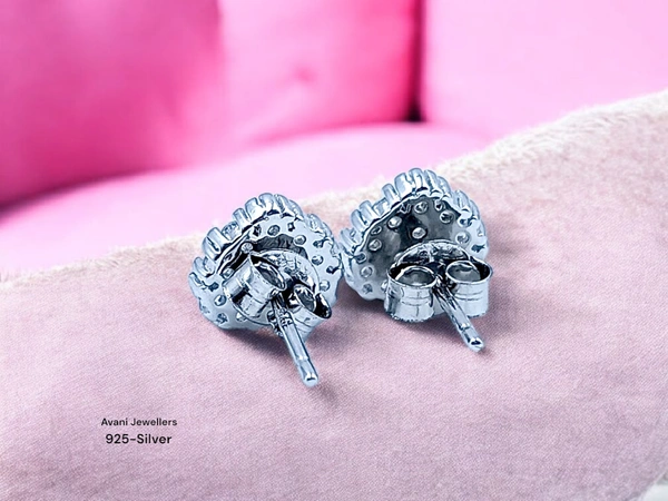 Avani Jewellers Silver Fancy Studs - 1.99