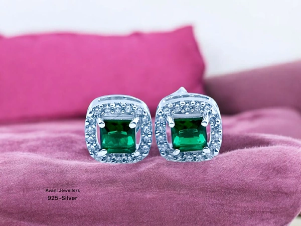 Avani Jewellers Silver Fancy Studs - 3.13