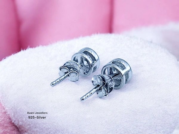 Avani Jewellers Silver Fancy Studs - 1.57