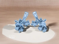 Avani Jewellers Silver Fancy Studs - 2.53