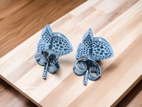 Avani Jewellers Silver Fancy Studs - 1.78