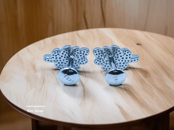 Avani Jewellers Silver Fancy Studs - 2.18