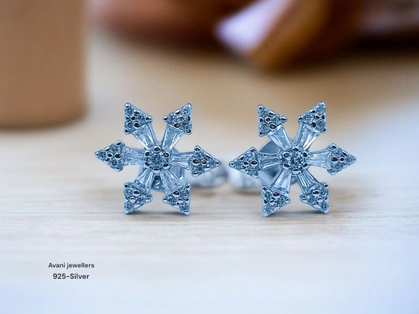 Avani Jewellers Silver Fancy Studs - 2.48