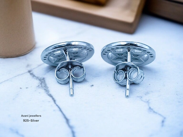 Avani Jewellers Silver Fancy Studs - 3.17
