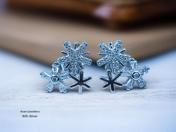 Avani Jewellers Silver Fancy Studs - 2.47