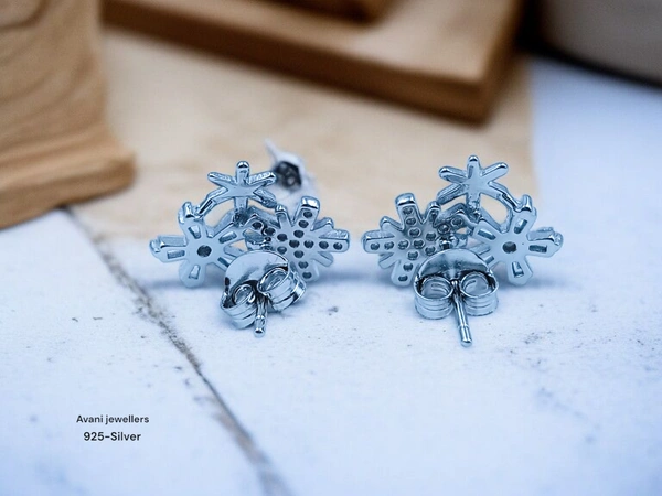 Avani Jewellers Silver Fancy Studs - 2.47