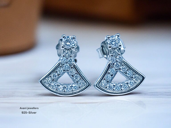 Avani Jewellers Silver Fancy Studs - 1.77