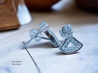 Avani Jewellers Silver Fancy Studs - 1.77