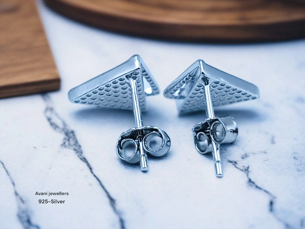 Avani Jewellers Silver Fancy Studs - 1.76