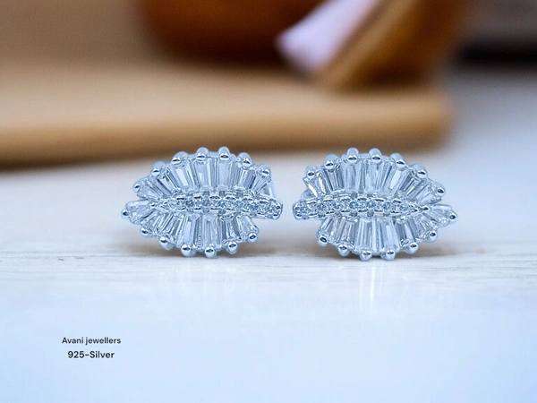 Avani Jewellers Silver Fancy Studs - 4.43
