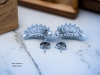 Avani Jewellers Silver Fancy Studs - 4.43