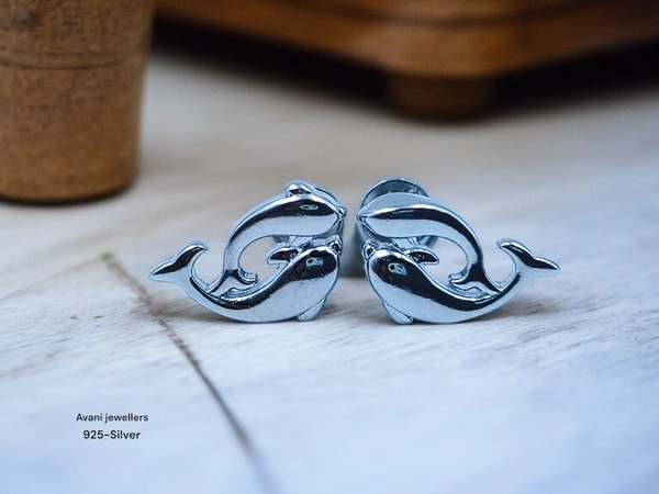 Avani Jewellers Silver Fancy Studs - 2.23