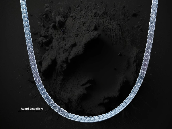 Avani Jewellers Silver Gents Chain - 14.13, 20