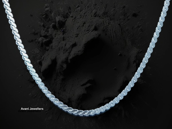 Avani Jewellers Silver Gents Chain - 15.49, 20