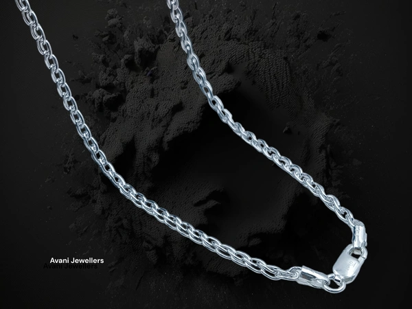 Avani Jewellers Silver Gents Chain - 7.66, 20