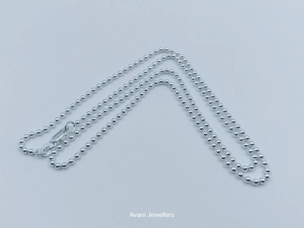 Avani Jewellers Silver Gents Chain - 4.08, 16