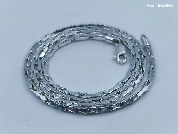 Avani Jewellers Silver Gents Chain - 11.3, 20