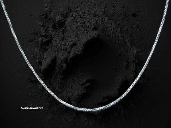 Avani Jewellers Silver Gents Chain - 2.58, 20