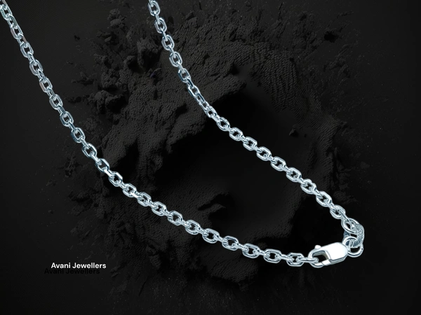 Avani Jewellers Silver Gents Chain - 4.13, 16