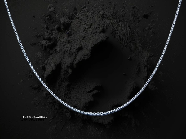 Avani Jewellers Silver Gents Chain - 4.94, 20