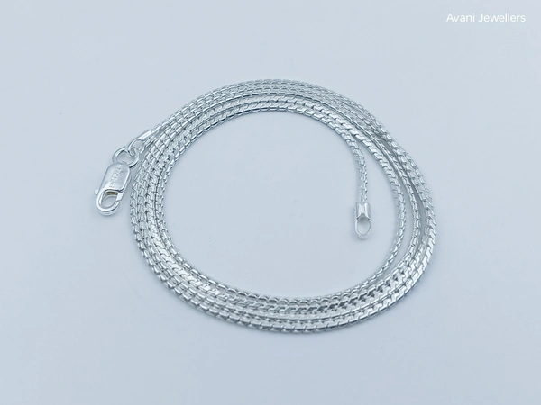 Avani Jewellers Silver Gents Chain - 5.6, 16