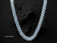 Avani Jewellers Silver Gents Chain - 58.1, 20