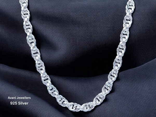 Avani Jewellers Silver Gents Chain - 31.18, 20