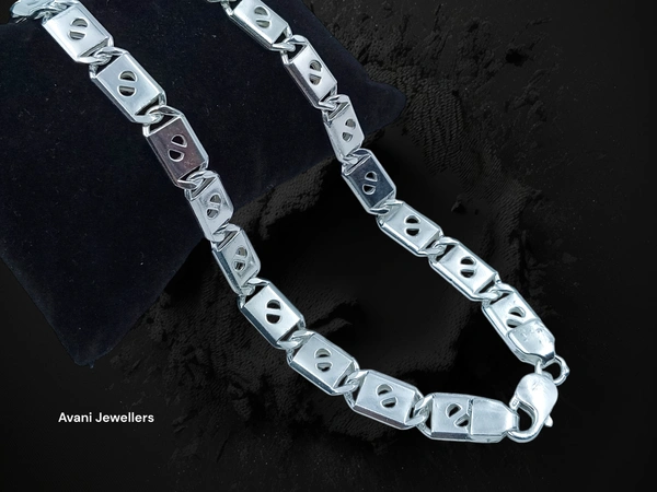 Avani Jewellers Silver Gents Chain - 55, 20