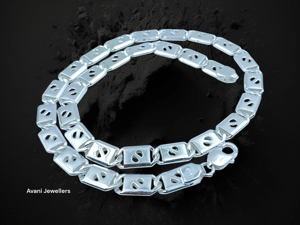 Avani Jewellers Silver Gents Chain - 55, 20