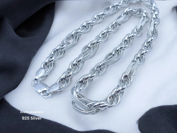 Avani Jewellers Silver Gents Chain - 21.48, 20