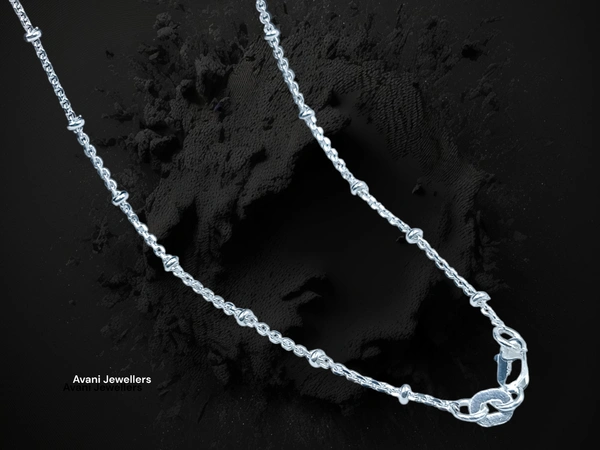 Avani Jewellers Silver Gents Chain - 3.98, 20