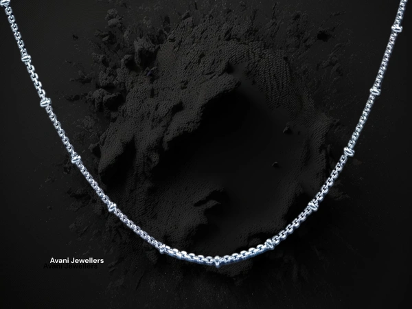 Avani Jewellers Silver Gents Chain - 3.98, 20