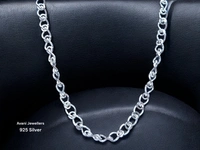 Avani Jewellers Silver Gents Chain - 15.13, 20